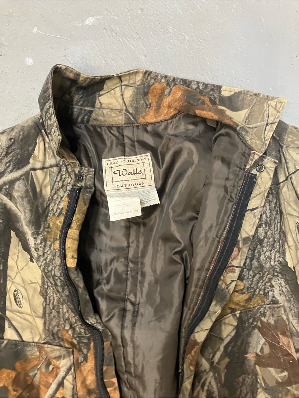 Walls Camouflage Insulated Jumpsuit in Brown and Green - Picture 7 of 16